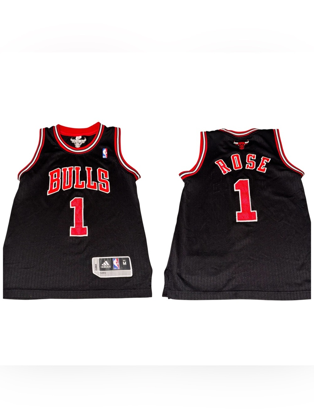 Adidas Boy's M Medium Basketball Jersey Chicago Bulls Derrick Rose Sleeveless